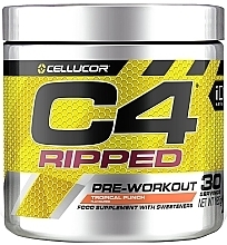 Fruit Punch Pre-Workout Fat Burner - Cellucor C4 Ripped Tropical Punch — photo N2