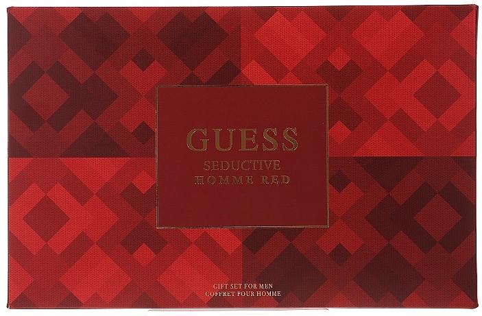 Guess Seductive Red Homme - Set (edt/100 ml + deo/226 ml + sh/gel/200 ml + bag/1pc) — photo N1