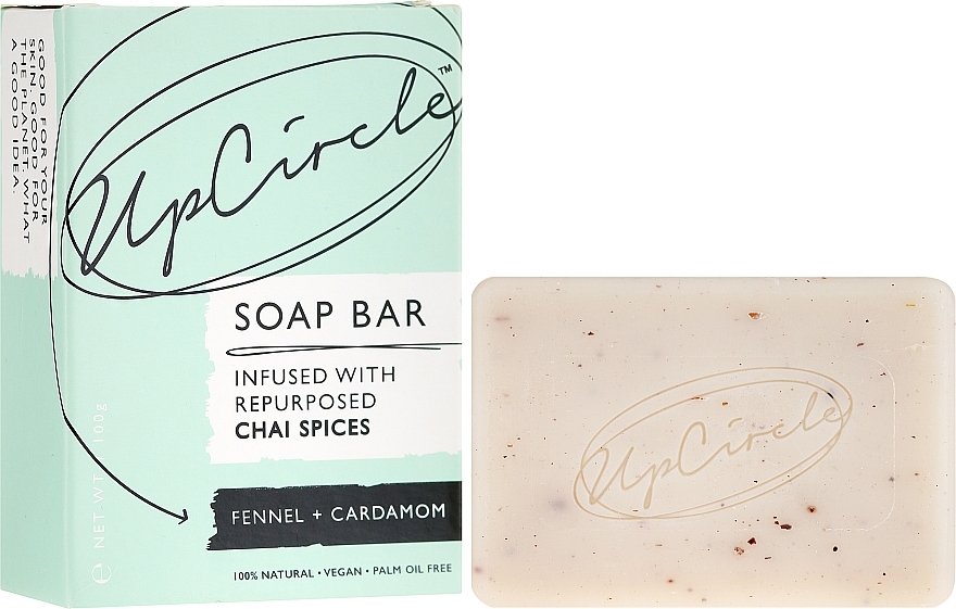 Soap "Fennel and Cardamom" - UpCircle Fennel + Cardamom Chai Soap Bar — photo N1