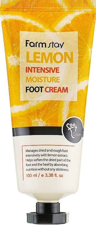 Lemon Foot Cream - FarmStay Lemon Intensive Moisture Foot Cream — photo N1