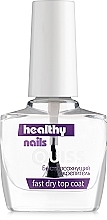 Fast Dry Top Coat - Quiss Healthy Nails №10 Fast Dry Top Coat — photo N1