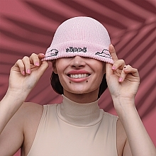 GIFT! Long Gurl Cotton Hat, pink - Soppo — photo N2