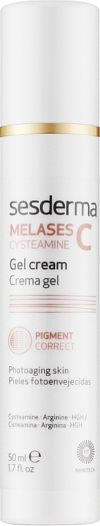 Anti-Hyperpigmentation Cream Gel - Sesderma Melases C Cysteamine Crema Gel — photo N3