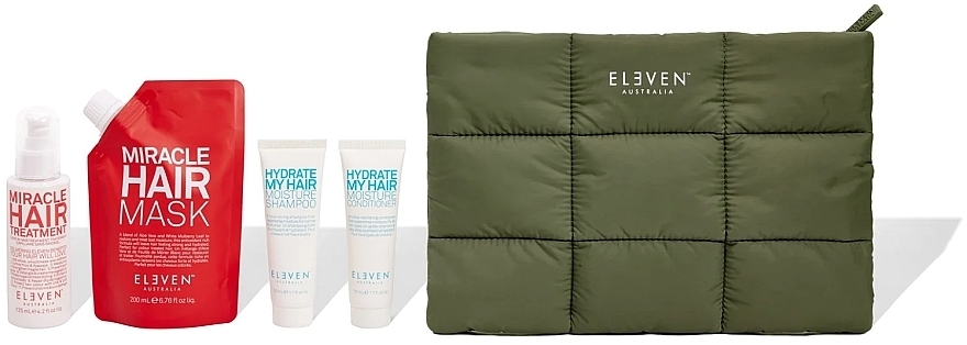 Set, 5 products - Eleven Australia Limited Edition Padded Pouch Gift Set — photo N1