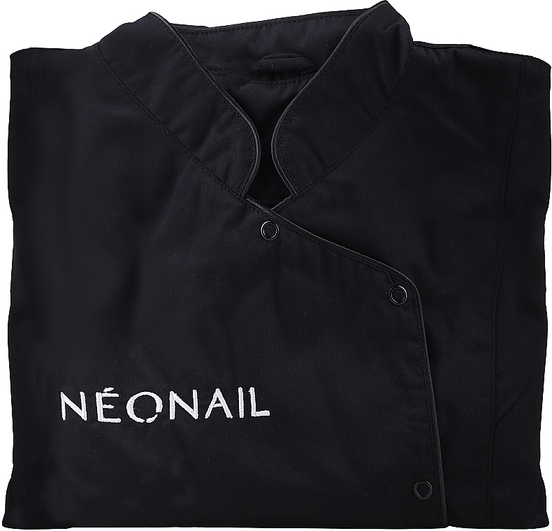 Hairdressing Apron, XS, black - NeoNail Professional NeoNail Apron Black — photo N1