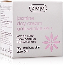 Anti-Wrinkle Day Cream "Jasmine" - Ziaja Jasmine Day Cream Anti-Wrinkle SPF 6 — photo N2