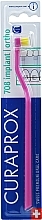 Single-Tufted Toothbrush, lilac with yellow bristles - Curaprox CS 708 Implant — photo N1