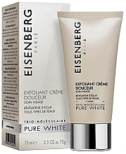 Fragrances, Perfumes, Cosmetics Gentle Exfoliating Cream - Jose Eisenberg Pure White Soft Creamy Exfoliator