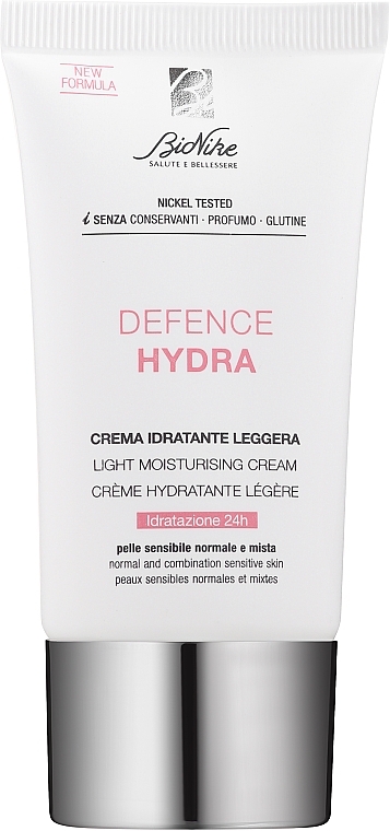 Light Moisturizing Face Cream - BioNike Defense Hydra Light Moisturizing Cream — photo N2