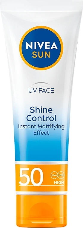 Mattifying Sunscreen for Normal & Combination Skin - Nivea Sun Shine Control Instant Mattifying Effect SPF 50 — photo N1