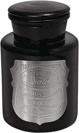 Scented Candle in a Jar - Paddywax Apothecary Noir Candle Black Fig — photo N1