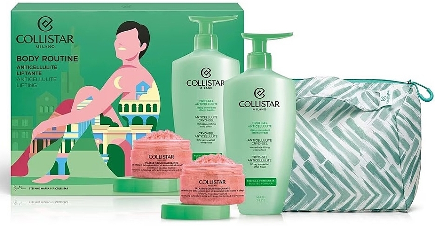 Set - Collistar Body Routine Gift Set (b/gel/400ml+scrub/150g) — photo N1