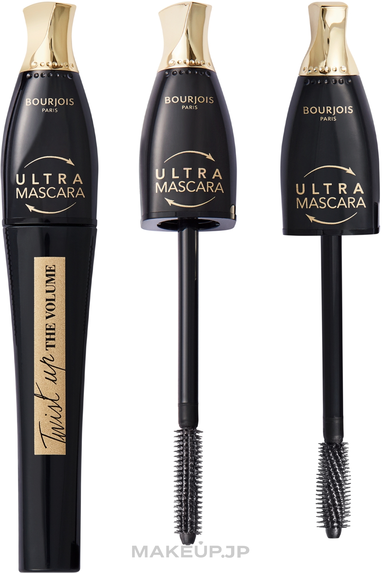 Mascara - Bourjois Twist Up The Volume Mascara (002 -Ultra Brown) — photo 001 - Ultra Black