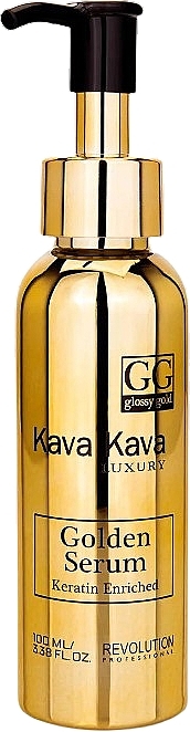 Dry, Frizzy, Unruly Hair Serum - Kava Kava Golden Serum — photo N1