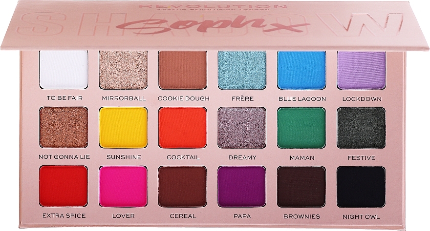 Eyeshadow Palette - Makeup Revolution X Soph Super Spice Eyeshadow Palette — photo N1