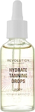 Body Tanning Drops - Makeup Revolution Beauty Hydrate Tanning Drops Body — photo N1