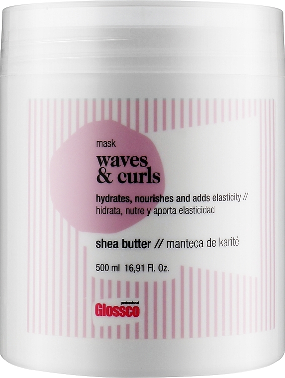 Curly Hair Mask - Glossco Waves & Curls Shampoo — photo N1