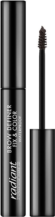 Waterproof Brow Mascara - Radiant Brow Definer Fix & Color Waterproof — photo N1