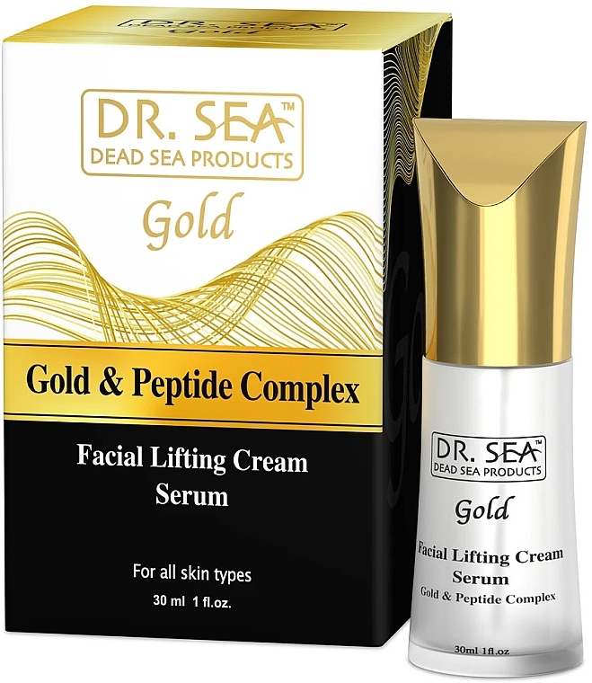 Cream Serum with Gold & Peptide Complex - Dr.Sea Gold & Peptide Complex Lifting Cream-Serum — photo N1