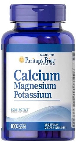 Supplement 'Calcium, Magnesium and Potassium' - Puritan's Pride Calcium Magnesium and Potassium — photo N1