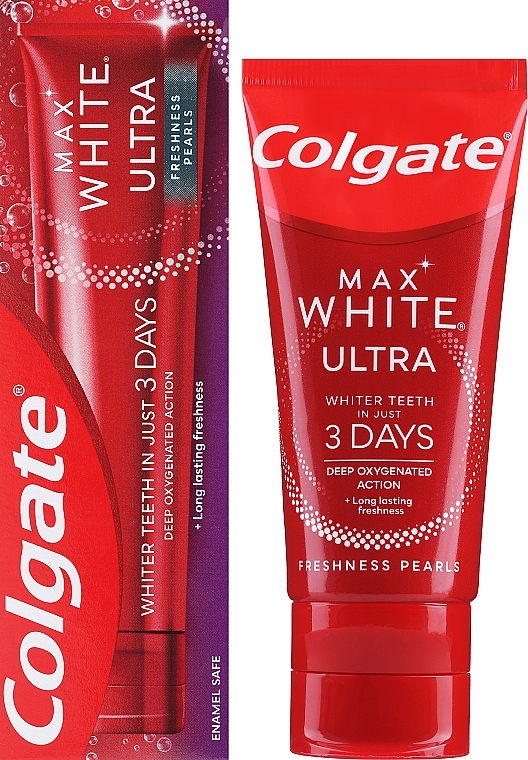 Toothpaste - Colgate Max White Ultra Fresh Pearls — photo N2