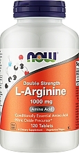 L-Arginine Amino Acid, 1000mg - Now Foods L-Arginine Tablets — photo N1