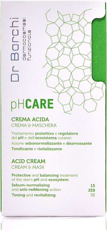 Face Cream Mask - Dr. Barchi pH Care Acid Cream — photo N3