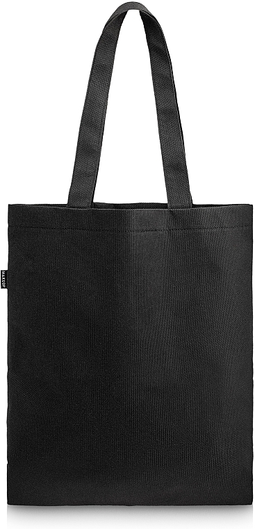 Black Shopper Bag "Perfect Style" - MAKEUP Eco Friendly Tote Bag Black — photo N1