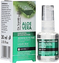 Fragrances, Perfumes, Cosmetics Split Hair Ends Treatment "Liquid Silk" - Dr. Sante Aloe Vera Liquid Silk Serum For Split Ends