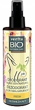 Fragrances, Perfumes, Cosmetics Women Deodorant - Venita Bio Natural Care Woman Fresh Deo