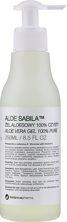 Aloe Vera Gel - Botanicapharma Aloe Sabila — photo N1