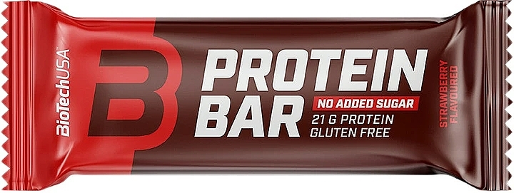 Strawberry Protein Bar - BioTechUSA Strawberry Protein Bar — photo N1