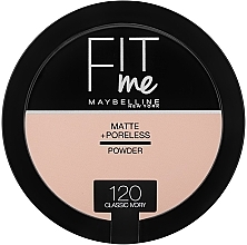 Fragrances, Perfumes, Cosmetics Mattifying Compact Powder - Maybelline Fit Me Matte Poreless Pressed Powder