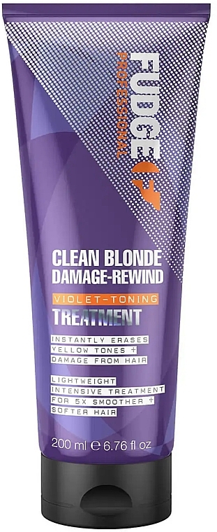 Hair Mask - Fudge Clean Blonde Damage Rewind Treatment — photo N1