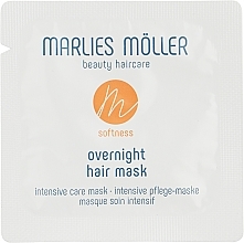 Intensive Smoothing Night Hair Mask - Marlies Moller Softness Overnight Hair Mask (prybka) — photo N1