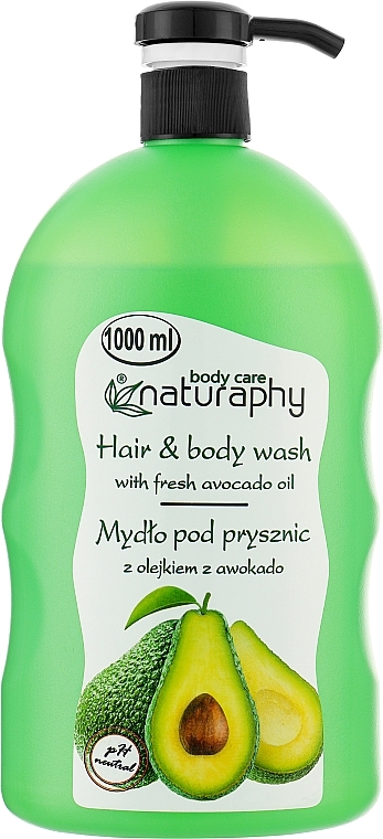 Avocao Oil Shampoo-Shower Gel - Naturaphy — photo N1