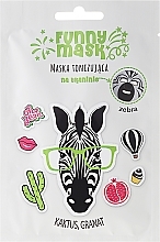 Fragrances, Perfumes, Cosmetics Toning Sheet Mask "Zebra" - Marion Funny Mask