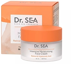 Fragrances, Perfumes, Cosmetics Intensive Moisturizing Face Cream with Retinol & Hyaluronic Acid - Dr. Sea Intensive Moisturising Face Cream