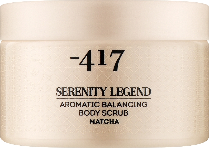 Balancing Matcha Scrub - -417 Serenity Legend Aromatic Balancing Body Scrub Matcha — photo N1