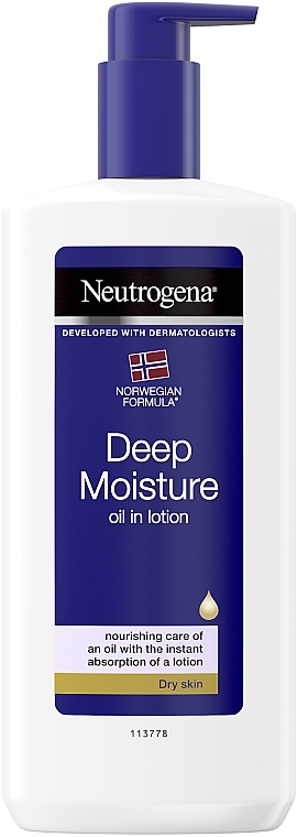 Body Emulsion - Neutrogena Deep Moisture Creamy Oil — photo N1