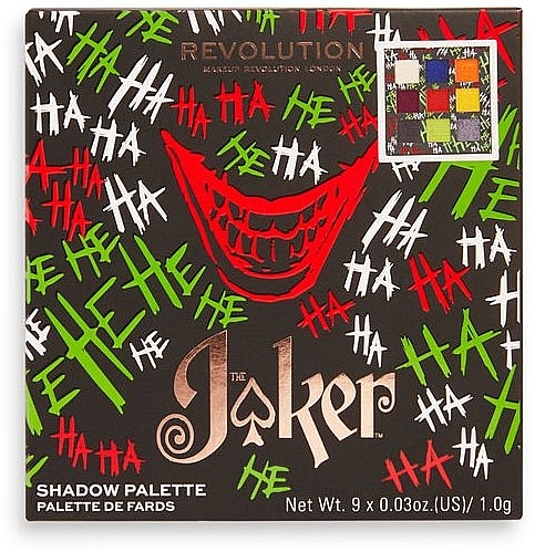 Eyeshadow Palette - Makeup Revolution X Dc Joker Shadow Palette Why So Serious — photo N5