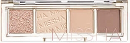 Fragrances, Perfumes, Cosmetics Eyeshadow Palette - Missha Day Vibe Palette (01- Beige Motion)