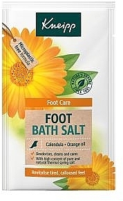 Calendula & Orange Foot Salt Bath "Healthy Foot" - Kneipp Healthy Feet Foot Bath Crystals — photo N5