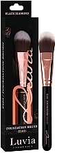 Foundation Brush, E103, black - Luvia Cosmetics Foundation Brush Black — photo N1