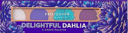 Eyeshadow Palette - Profusion Cosmetics Blooming Hues 5-Shade Palette — photo N1