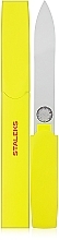 Fragrances, Perfumes, Cosmetics Crystal Nail File in Plastic Case FBC-13-128, yellow - Staleks