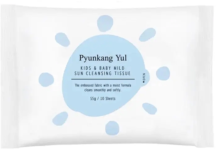 Baby Wet Wipes - Pyunkang Yul Kids & Baby Mild Sun Cleansing Tissue — photo N1