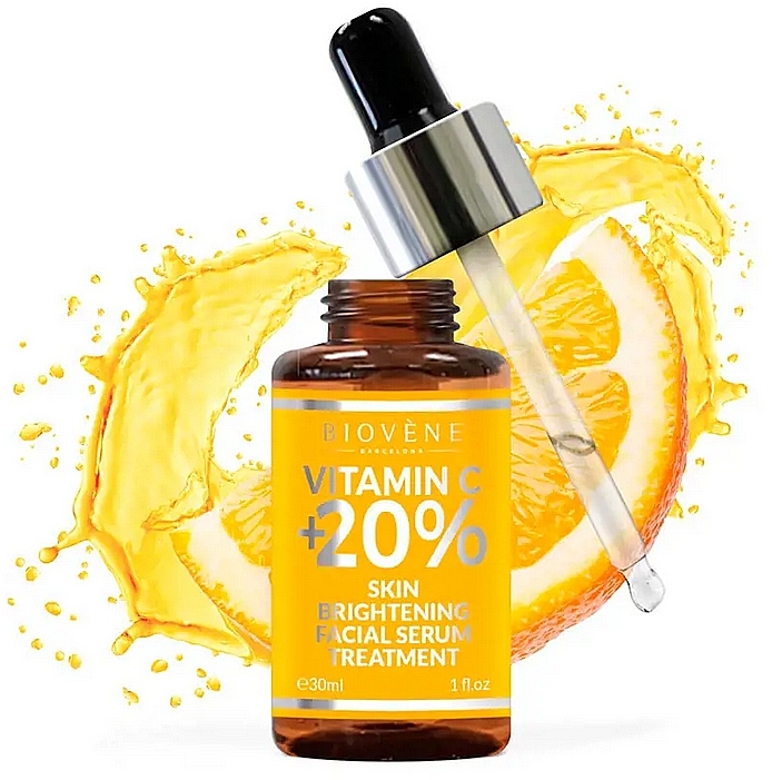 Brightening Face Serum - Biovene Vitamin C +20% Skin Brightening Facial Serum Treatment — photo N11