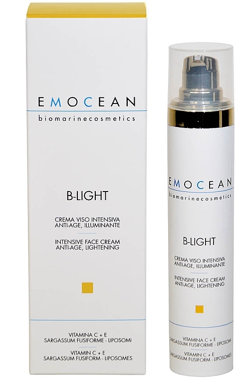 Intensive Face Cream - Emocean B-Light Intensive Face Cream Vitamin C+E — photo N1