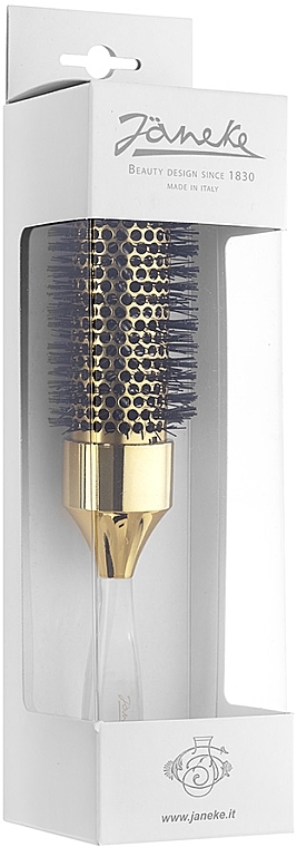 Thermal Hair Brush, gold - Janeke Thermic Brush Gold — photo N1